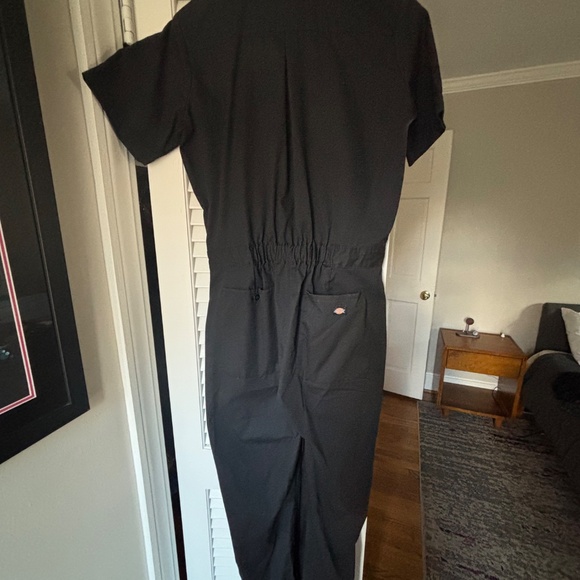 Dickie’s Women’s short sleeve flex coverall jumpsuit size Medium black - Picture 3 of 6